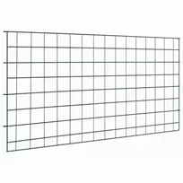 Tvenkinio tvoros rinkinys 5 pcs Žalia 100 x 50 cm Plienas