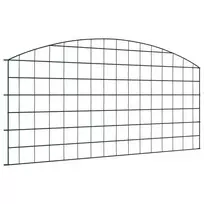 Tvenkinio tvoros rinkinys 5 pcs Žalia 100 x 50 cm Plienas