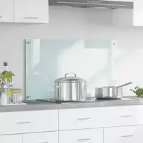 Virtuvės atbraila Pienas 90 x 50 cm grūdintas stiklas