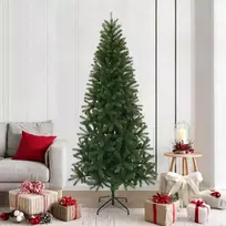 Dirbtinė Kalėdų eglutė s stovu Žalia 210 cm PVC, PE ir plienas