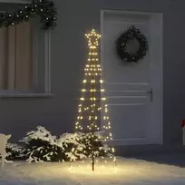 LED Kalėdinė eglutė su žemės kuoleliais Šilta balta 250 cm