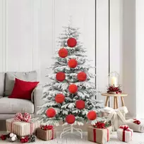 Kalėdų Burbulų Rinkinys XL 9 pcs Raudona Plastmasė
