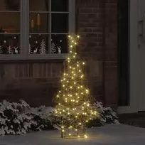 Kalėdų eglutė su 120 LED Šilta balta 150 cm Ratanas
