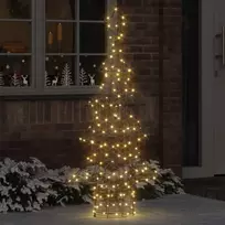 Kalėdų eglutė su 160 LED Šilta balta 150 cm Ratanas