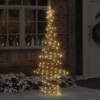 Kalėdų eglutė su 240 LED Šilta balta 180 cm Ratanas