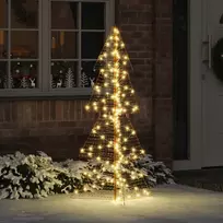 Kalėdų eglutė su 160 LED Šilta balta 150 cm PET