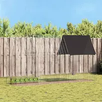 Triušių narvas Sidabro 400 x 100 x 210 cm Cinkuota plienas