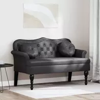 Česterfildo suolas Juoda 120,5 x 65 x 75 cm Dirbtinė oda