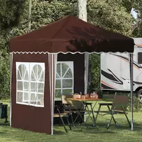 Pop-up šventinis palapinė 195 x 195 x 245 cm Ruda