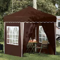 Pop-up šventinis palapinė 195 x 195 x 245 cm Ruda