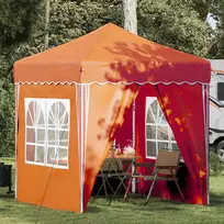 Pop-up šventinis palapinė 195 x 195 x 245 cm Oranžinė