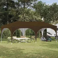 Pop-up šventinis palapinė 575 x 288 x 245 cm Taupe