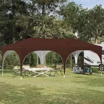 Pop-up šventinis palapinė 575 x 288 x 245 cm Ruda