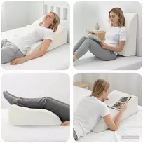 Koja pagalvė Balta 68 x 40 x 18 cm PU putos