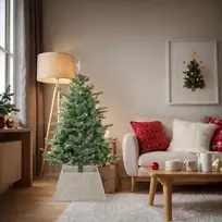 Kalėdų Medžio Apykaklė Balta 70 x 70 x 28 cm Vandens hiacintas