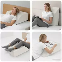 Koja pagalvė Paprastas Balta 63 x 52 x 19,5 cm PU putos