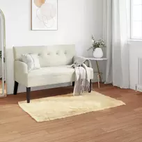 Dirbtinio avių kailio kilimas TAFALLA Kreminė 60 x 110 cm