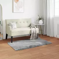 Dirbtinio avių kailio kilimas TAFALLA Pilka 80 x 150 cm