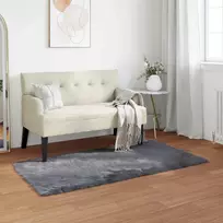 Dirbtinio avių kailio kilimas TAFALLA Antracito 60 x 110 cm