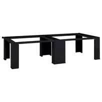 Skalbyklės pjedestalas 2 pcs Juodas 127 x 54,5 x 32,5 cm