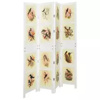 Romdivider Panel Balta 141,5 x 165 cm MDF plokštė