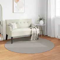 Zoninės kiliminės dangos LUGO Kremas ir Taupe Ø 200 CM