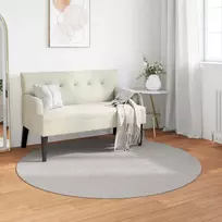Zoninės kiliminės dangos LUGO Kremas ir pilka Ø 200 CM
