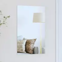 Sieninis veidrodis Stačiakampio 40 x 60 cm grūdintas stiklas