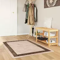 Kilimėlis MARSA Juodas 100 x 150 cm Poliesteris ir PVC