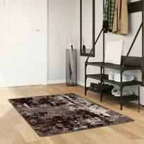 Kilimėlis MARSA Juodas 100 x 150 cm Poliesteris ir PVC