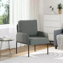 Sofos su pagalve 55cm Tamsiai pilka fanera