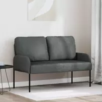 Sofos su pagalve 110cm Tamsiai pilka fanera