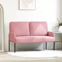Sofos su pagalve 110cm Rožinė fanera