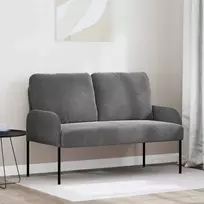 Sofos su pagalve 110cm Tamsiai pilka fanera