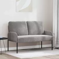 Sofos su pagalve 110cm Šviesiai pilka fanera