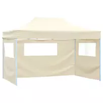 Šventės palapinė Kreminė 291 x 431 x 315 cm Oksfordo audinys
