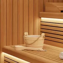 Pirties kibiras 2 pcs Ruda Kietas Pušies Medis ir Kanapės