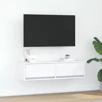 Televizoriaus spintelė su stalčių Balta 100 x 31 x 25,5 cm