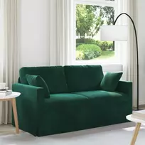 Sofa Tamsiai žalia 158 x 78 x 80 cm Aksomas