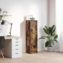 Komoda, dūminio ąžuolo spalvos 29,5x34x119,5cm apdirbta mediena