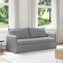 Sofa Šviesiai pilka 196 x 82 x 85 cm audinys