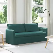Sofa Tamsiai žalia 196 x 82 x 85 cm audinys