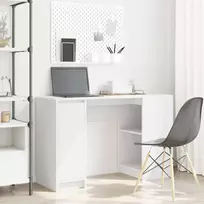 Rašomasis stalas, baltos, 120x42x76 cm, apdirbta mediena