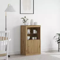 LED Bufetas Amatininkų ąžuolas 60,5 x 37 x 100 cm