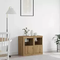 LED Bufetas 2 pcs Amatininkų ąžuolas 41 x 37 x 67 cm