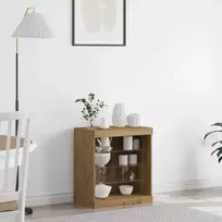 LED Bufetas Amatininkų ąžuolas 60,5 x 37 x 67 cm