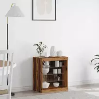 LED Bufetas Senas medis 60,5 x 37 x 67 cm Apdirbta mediena