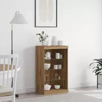 LED Bufetas Amatininkų ąžuolas 60,5 x 37 x 100 cm