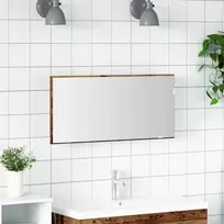 Veidrodis Sena mediena 80 x 37 cm Stiklas ir inžinerinė mediena