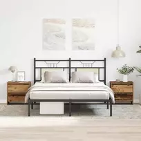Šalia lovos spintelė 2 pcs Senas medis 45 x 34 x 44,5 cm